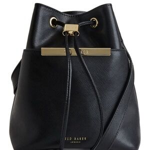 Pre-Owned Ted Baker London Womens One Size Fits All Leather Bucket Bag